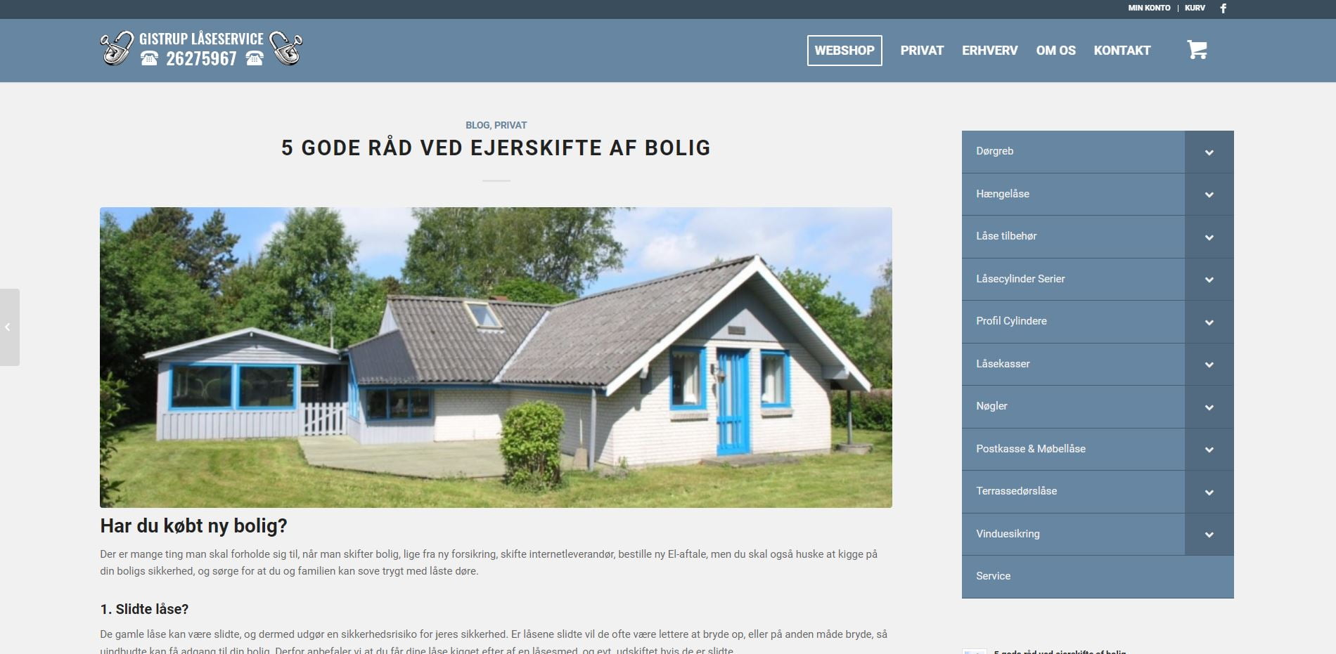 Gistrup Laaseservice Screenshot 2