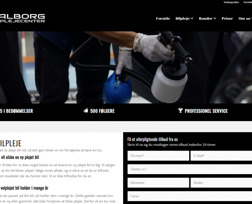 AalborgBilplejeCenter Website 2