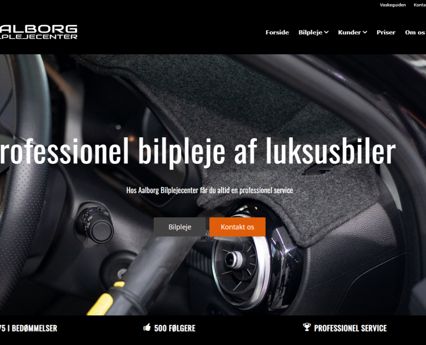 AalborgBilplejeCenter Website